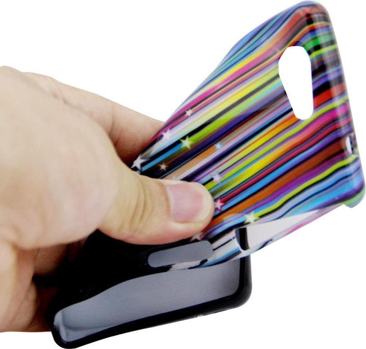 Produktbild König Design Schutzhülle Handytasche Etuis TPU für Handy Sony Xperia Z3 Compact Stars & Stripes (Sony Xperia Z3 Compact)