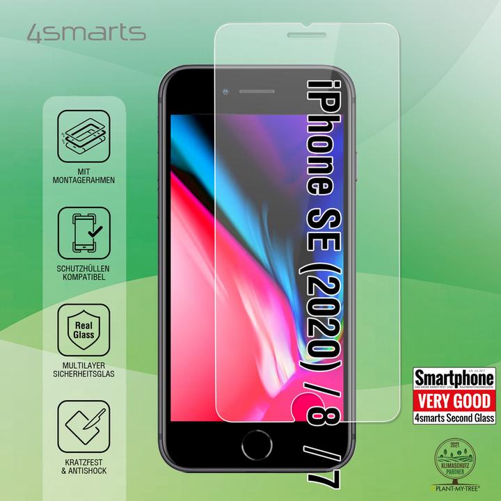 Actual product image 4smarts X-Pro (1 Piece, Apple iPhone 7, Apple iPhone 8, Apple iPhone SE (3rd Gen), Apple iPhone SE (2nd Gen))