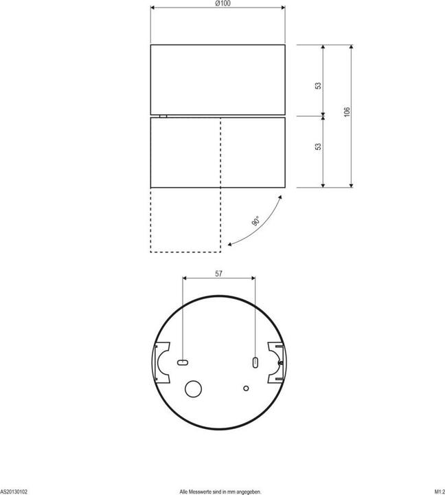Actual product image EVN-Lichttechnik LED ceiling-mounted spotlight (1000 lm)