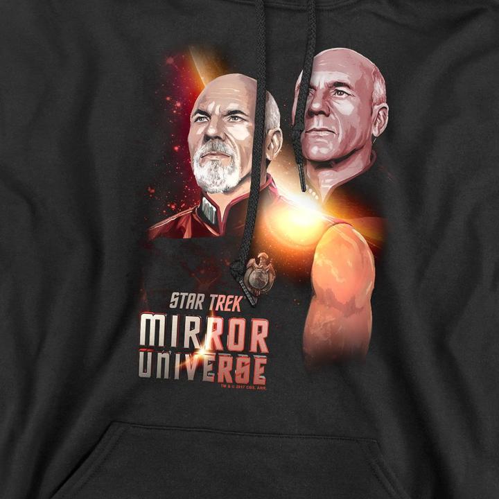 Immagine prodotto Mirror Felpa con Cappuccio Jean-Luc Picard Uomo (S)