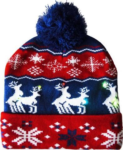 Snazzy Santa Mütze mit blinkendem Licht von - Rentiere