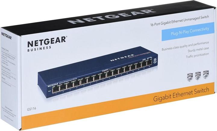 Image du produit Netgear Gs116ge (16 Ports)