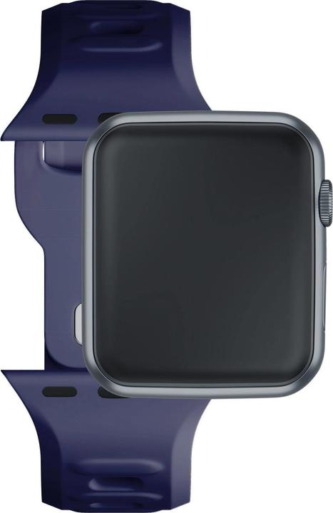 Produktbild 3MK Silicone Watch Strap granatowy/ocean blue dla Apple Watch 42/44/45/49mm (Silikon, Edelstahl)