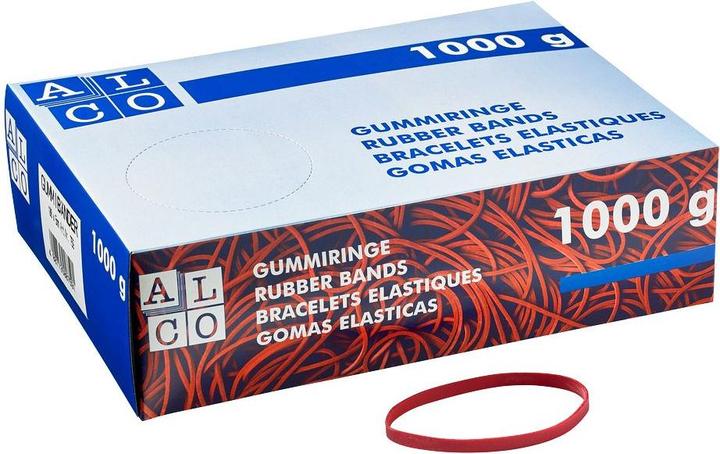 Alco Gummibänder, rot (1 Stk.)
