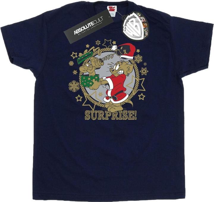 Tom & Jerry Christmas Surprise TShirt (S)