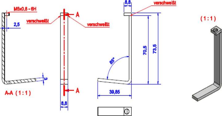 Productafbeelding Bachmann Bureau 1 montagebeugel
