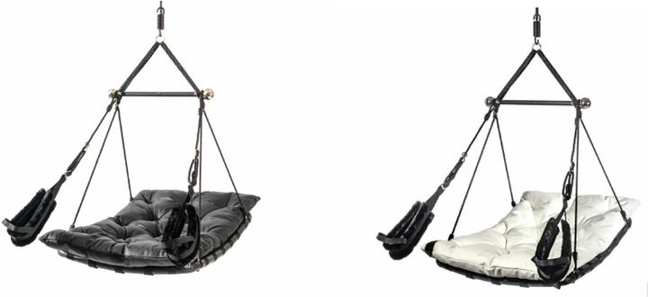 Lonesome Dragon Love Swing Microfibre Leather Black & White Euphoria