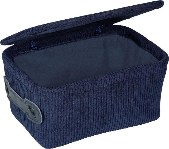 Image du produit Wenko Corbeille de salle de bain Anela bleu foncé