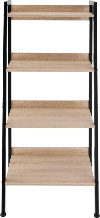 Actual product image tectake Free standing shelf Chatham | With 4 to 5 tiers (57.5 x 52 x 138 cm)