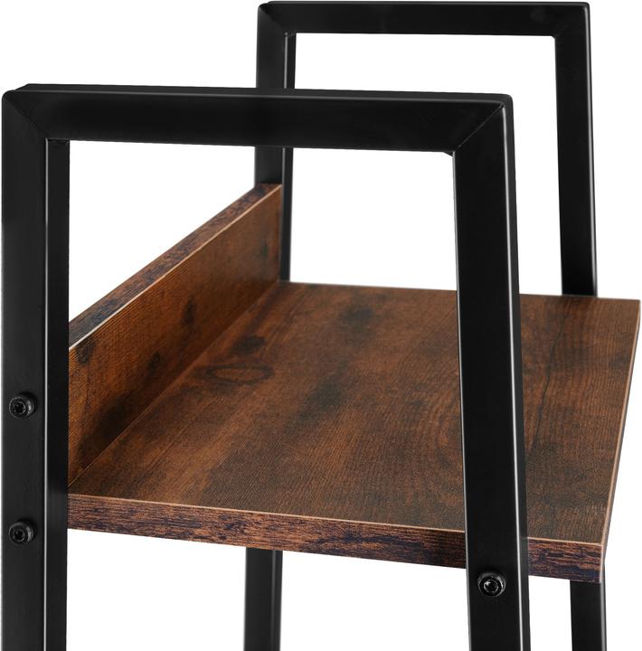 Actual product image tectake Free standing shelf Chatham | With 4 to 5 tiers (35.5 x 31.5 x 170.5 cm)