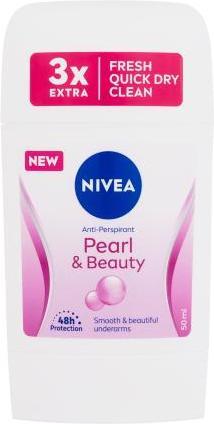 Produktbild NIVEA Solid antiperspirant Pearl & Beauty (Anti-Perspirant) 50 ml (Stick, 50 ml)