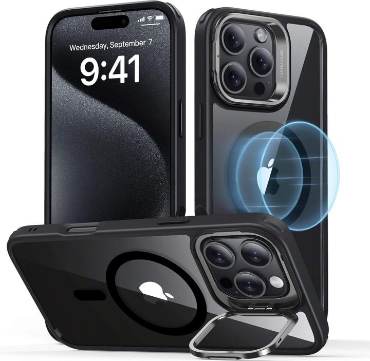 Actual product image ESR Classic Hybrid HaloLock Case mit Stash Stand (Apple iPhone 16 Pro Max)