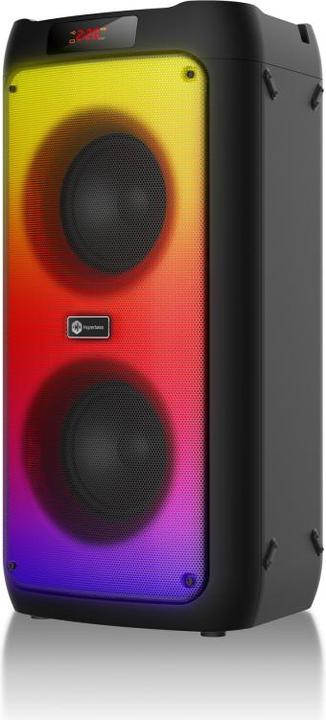 Immagine prodotto Connect IT Hyperbass BEAT+ riproduttore bluetooth per feste, 2x30W, BT, USB, MicroSD, microfono, DO, ČERNÝ (10 h, Porta USB)
