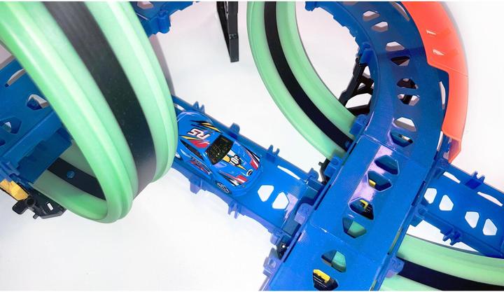 Image du produit Amewi Magic Traxx Glow racetrack 113 pièces avec 2 voitures