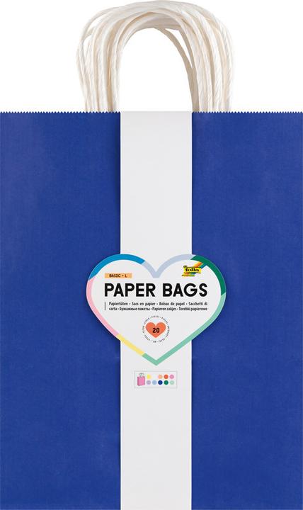 Folia Papiertüten L BASIC, aus 110g/m² Kraftpapier
