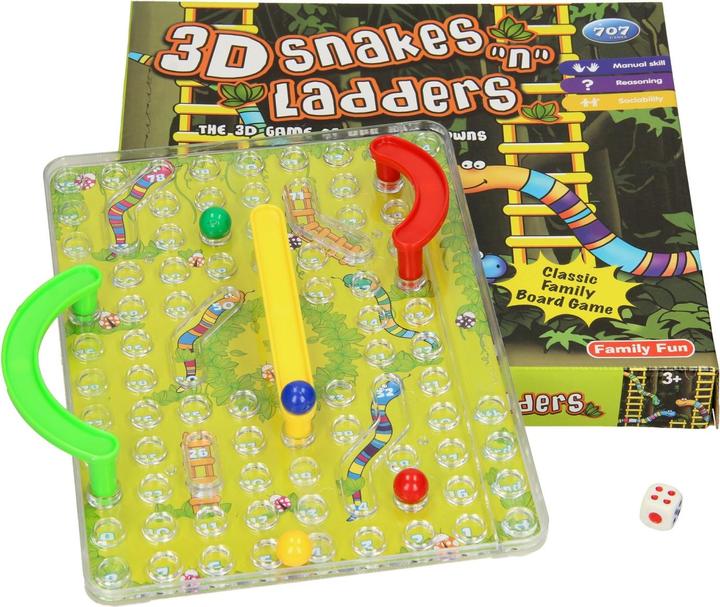 Produktbild Schlangen- und Leiterspiel 3D