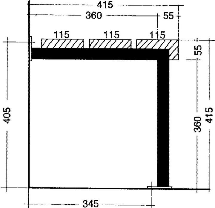 Produktbild Makk Sitzbank-Konsolen für Schulen, Sporthallen, usw. (300 cm)