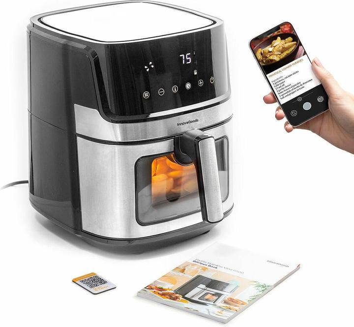 Actual product image InnovaGoods Hot air fryer Fryinn View 6500 1700 W 6.5 L Noble (EU plug)