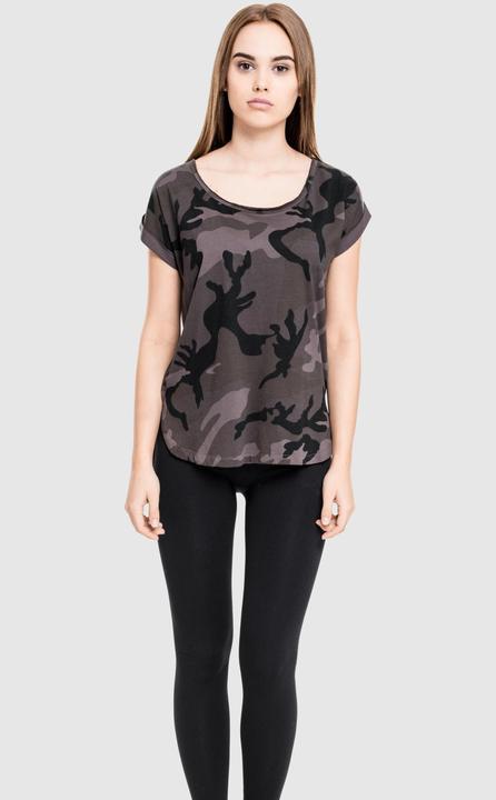 Image du produit Urban Classics Ladies Camo Back Shaped Tee (XL)