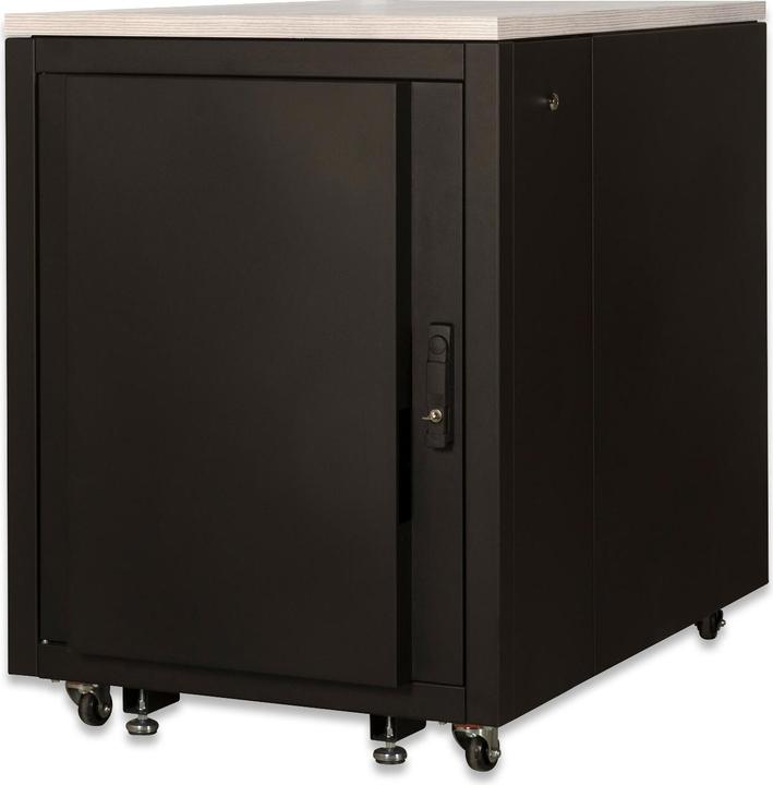 Produktbild Assmann DIGITUS SOUNDproof Schrank 1000x750x1130 mm Holzoberfläche Ahorn (17 HE, 19 Zoll Rack)