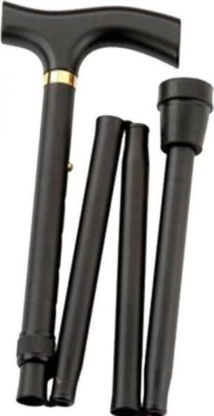 Immagine prodotto Gastrock Bastone pieghevole con manico in legno duro nero