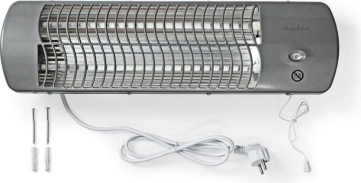 Image du produit Nedis HTBA10GY Chauffe-bain rapide 1200W 12m² Gris (1200 W)