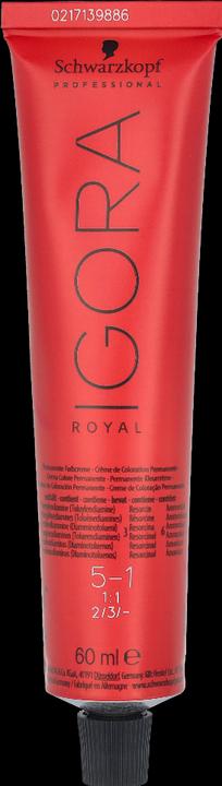Actual product image Schwarzkopf Professional Igora Royal (5-1 Light Brown Cendre)