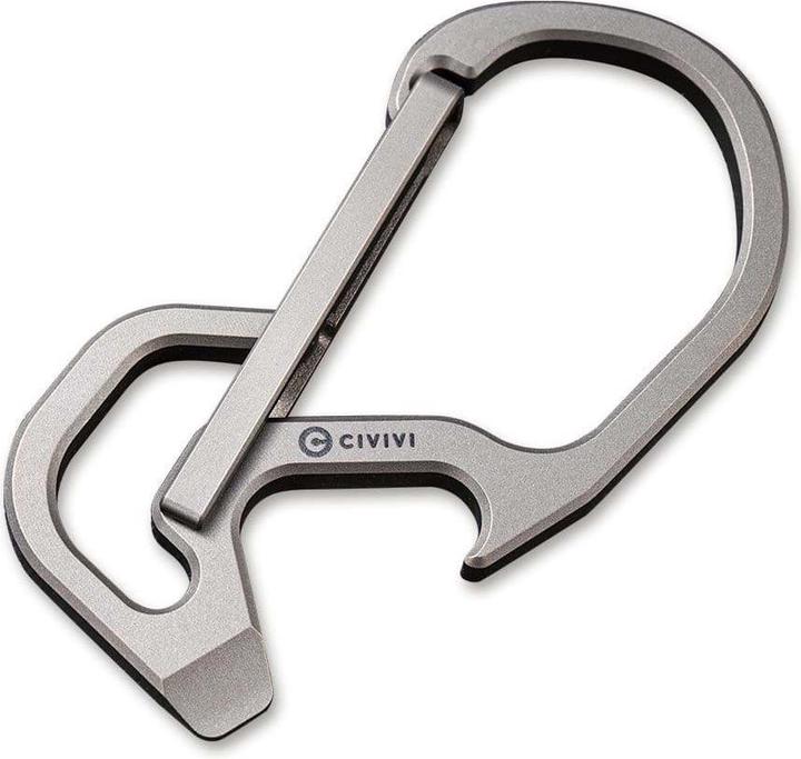 Actual product image Civivi Click Titanium Gray