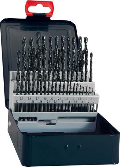 Produktbild Fortis Spiralborsaet 1071 HSS vals 1-10,0mm 19d (Ø1-10mm)
