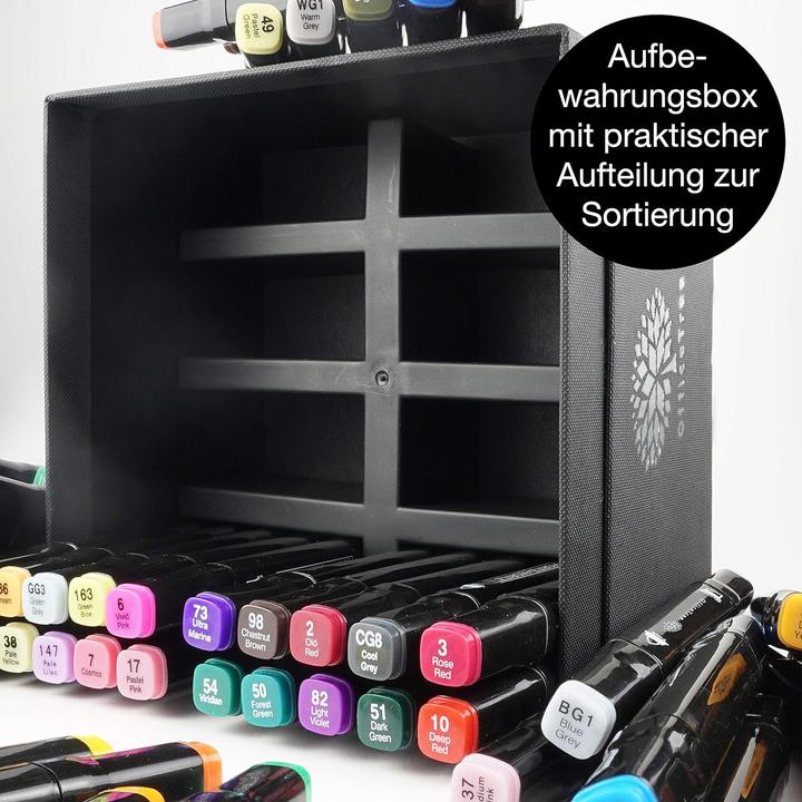 Actual product image OfficeTree Twin marker (Black, 80 x)