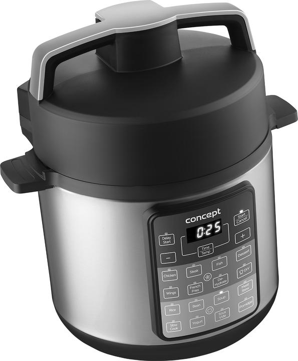 Actual product image Concept CK7000 multi cooker Black, Stainless steel