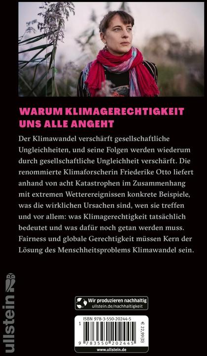 Actual product image Klimaungerechtigkeit (German, Friederike Otto, 2023)