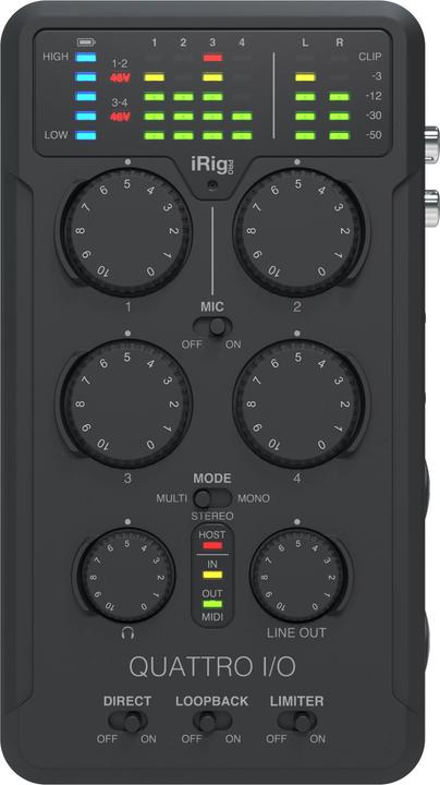 Actual product image IK Multimedia iRig Pro Quattro I/O (USB)