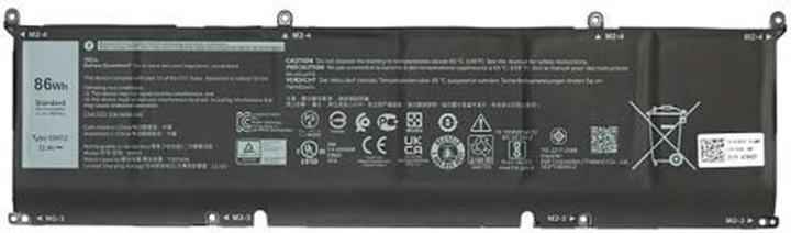 Actual product image Dell BTRY,PRI,97WHR,6C,LITH,BYD (6 Cells, 8.07 mAh)