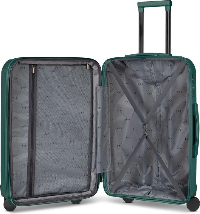 Actual product image D&N South Dakota 4 Rollen Kofferset 3-teilig mit Dehnfalte (203 l, XL (from 140l))