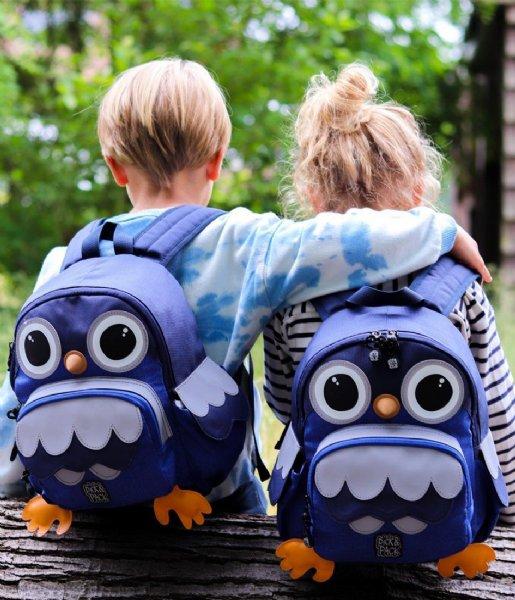 Produktbild Euromic Owl Shape Backpack (22 x 30 x 11 cm) - Blue