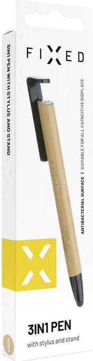Produktbild Fixed 3in1 Stylus Stift mit antibakterielle Oberfläche bamboo