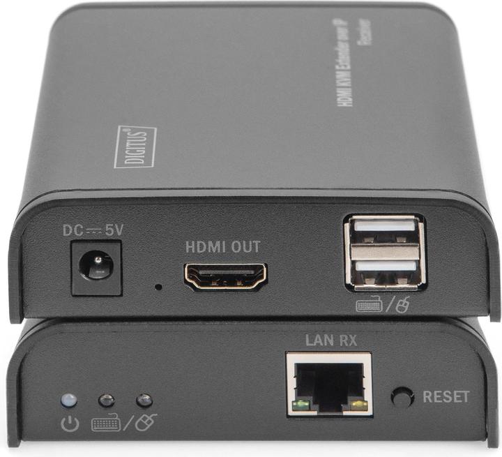 Actual product image Digitus HDMI KVM Extender 120 m via network cable Cat 5 5E