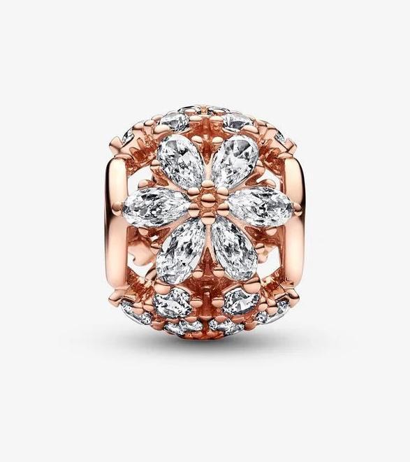 Image du produit Pandora Charm Sparkling Herbarium Cluster (Plaqué or rose)