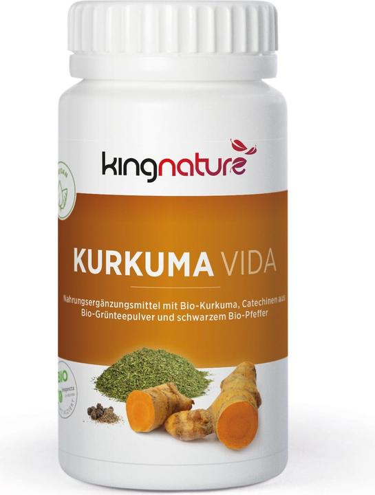 Kingnature Kurkuma Vida (72 Stück, Kapseln, 82 g)