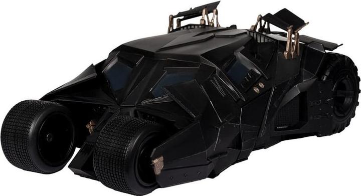 Actual product image McFarlane DC Multiverse Vehicle Tumbler with Lucuis Fox (The Dark Knight) (Gold Label)