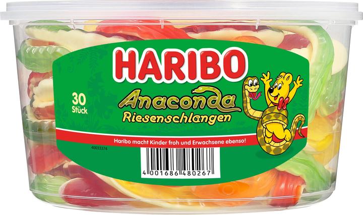 Immagine prodotto Haribo Serpenti giganti dell'Anaconda (30 pz., 1200 g)