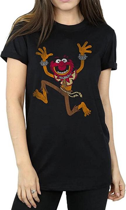 Gildan Womens/Ladies Classic Animal Cotton Boyfriend T-Shirt