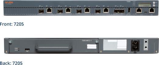 Produktbild Aruba HPE 7205-K12-64-RW 7205 K-12 (RW) Mobility Controller w/64 AP License Bundle