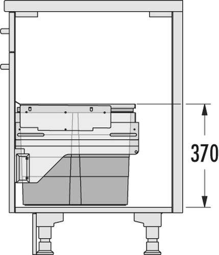 Immagine prodotto Hailo Einbau Abfallsammler 361086 (4 l)