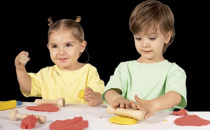 Actual product image Jovi My First Plastilina Baby modelling clay, 4 x 38 g in carton, assorted colours