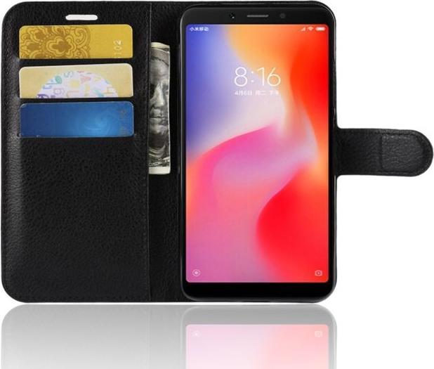 Immagine prodotto MU Classic Serie di copertine per libri in pelle Litchi (Xiaomi Redmi 6)
