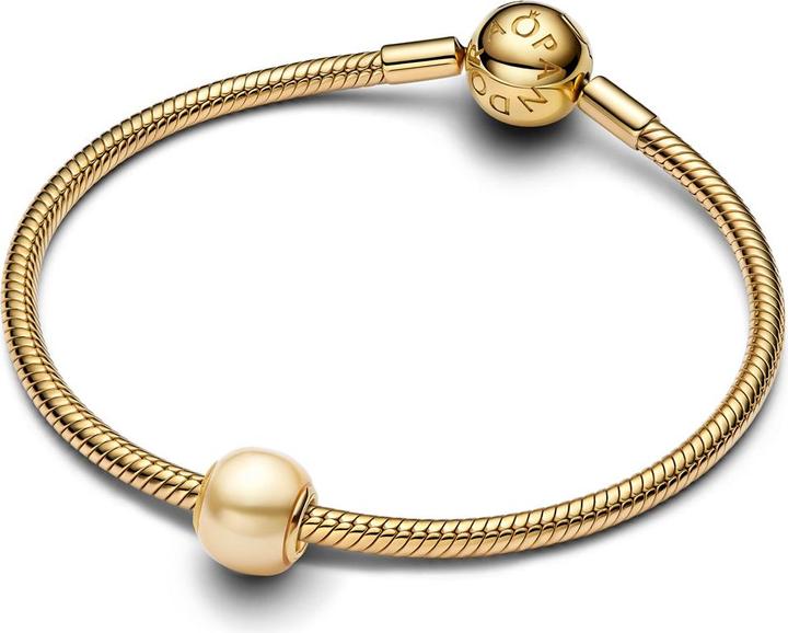Image du produit Pandora Lacquered Artificial Yellow Pearl Charm (Plaqué or, Acier inoxydable)