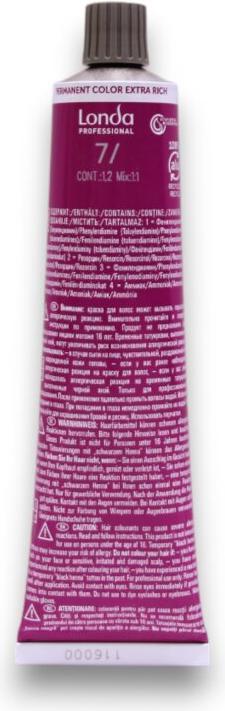 Produktbild Londa Cremehaarfarbe Color 7/ mittelblond natur-warm 60 ml (7/ mittelblond natur-warm)