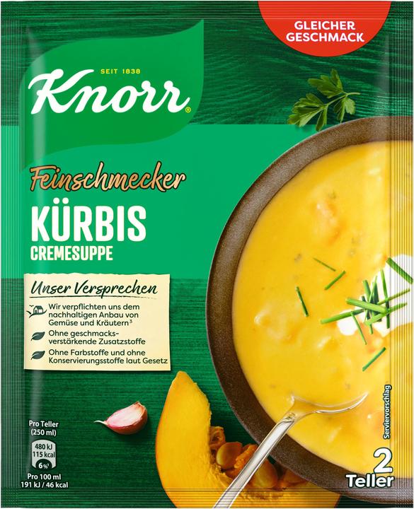 Knorr Feinschmecker Kürbis Suppe ergibt 500 ml (500 ml)